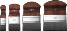 4pcs Flat Paddle Paint Brush Set Scale Brushes Large Blending Paint Brush Wide