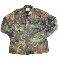 BW Feldbluse Flecktarn – Original langarm Hemd in Wunschgröße (Gr. 1-20)