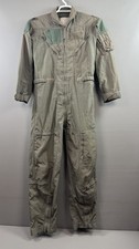 Vintage US Military Flight Suit Men 38 Regular Flyer Coverall Pilot Faded Summer