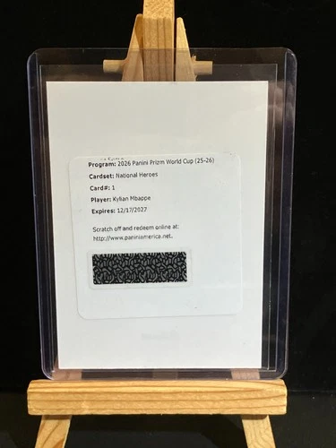 2026 Panini Prizm FIFA World Cup Kylian Mbappe National Heroes Auto