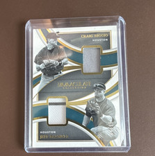 Panini 2022 Immaculate Legends Craig Biggio Jeff Bagwell LDM-CJ Houston /99