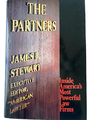 The Partners by James B. Stewart, 1982 HC Book