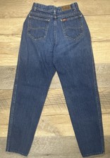 VTG LEE RIDERS Straight Leg Retro Mom Jeans Women's 6 25x31 USA Cotton Denim