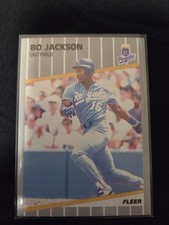 1989 FLEER BO JACKSON (KANSAS CITY ROYALS) #285 
