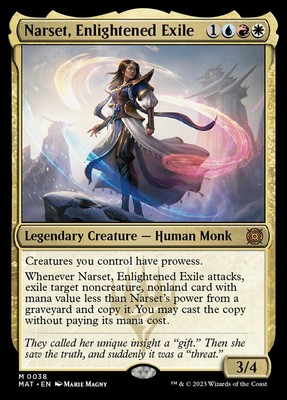 [1x] Narset, Enlightened Exile Near Mint, English The Aftermath MTG Magic