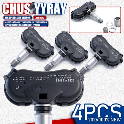for HONDA INSIGHT 2010 2011-2014 4PCS TPMS Tire Pressure Sensor 42753SNAA81