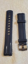 NEW Seamaster 20mm Blue Rubber Watch Band Strap w/ Buckle NEW CVZ