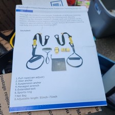  P3 Pro Suspension Training Straps, Resistance Bands, Full Body Workout System