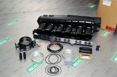 Plazmaman Pro Mod Race Billet Intake Manifold 12inj 102mm TB P-clamp for 2JZ-GTE