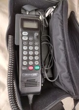 VTG Motorola Cellular One Car Phone SCN2449A Mobile Leather Bag Cell