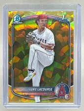 Luke Lacourse 2025 Bowman Chrome Sapphire #BDC-123 Gold Refractor 1st RC /50