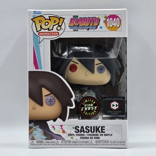 Funko Pop! Animation Boruto Sasuke #1040 Chalice Collectibles Glow Chase