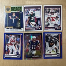 Lote (6) NE Patriots 2025 - Henderson Borregales Mapu Diggs Edelman Campbell RC