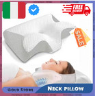 Cuscino Ortopedico Per Cervicale In Memory Foam Supporto Collo Dolore OFFERTA