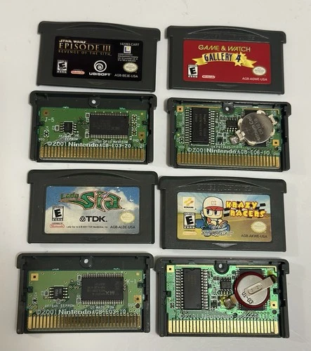 Lady Sia Krazy Racers Episode III Watch Gallery 4 Lot GameBoy Advance Saves GBA
