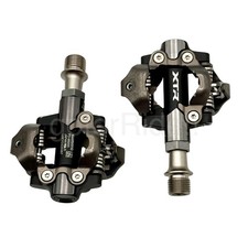 Dual Sided Shimano XTR M9200 Clipless SPD Pedals XC Gravel Race Standard Axle