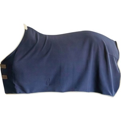 Kentucky Horsewear Navy 125 Abschwitzdecke Fleece Show Vegan Wool Decke