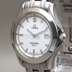 OMEGA Seamaster 120m 2511.20 Cal.1438 Vintage Quartz Men's Watch 36mm White Dial