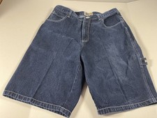 Southpole Baggy Carpenter Shorts Mens 38 Blue Denim Jorts Skater Y2K Vintage 90s