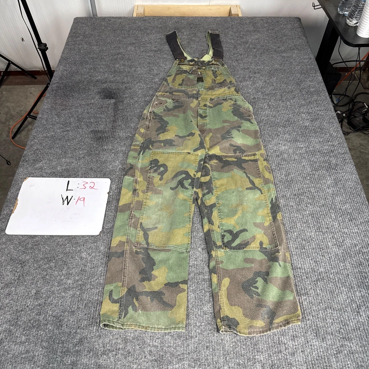 Liberty Overalls Camo Bib Overalls Size 32 Woodland Camouflage Woodland
Opens in a new window or tab