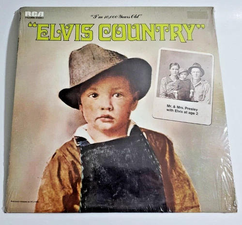 Sealed NEW ELVIS PRESLEY ELVIS COUNTRY I'M 10,000 YEARS OLD RE RCA AYL1-3956