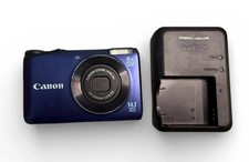 Canon PowerShot A2200 14.1MP Digital Camera - Blue (Perfect Mint Condition) (D)