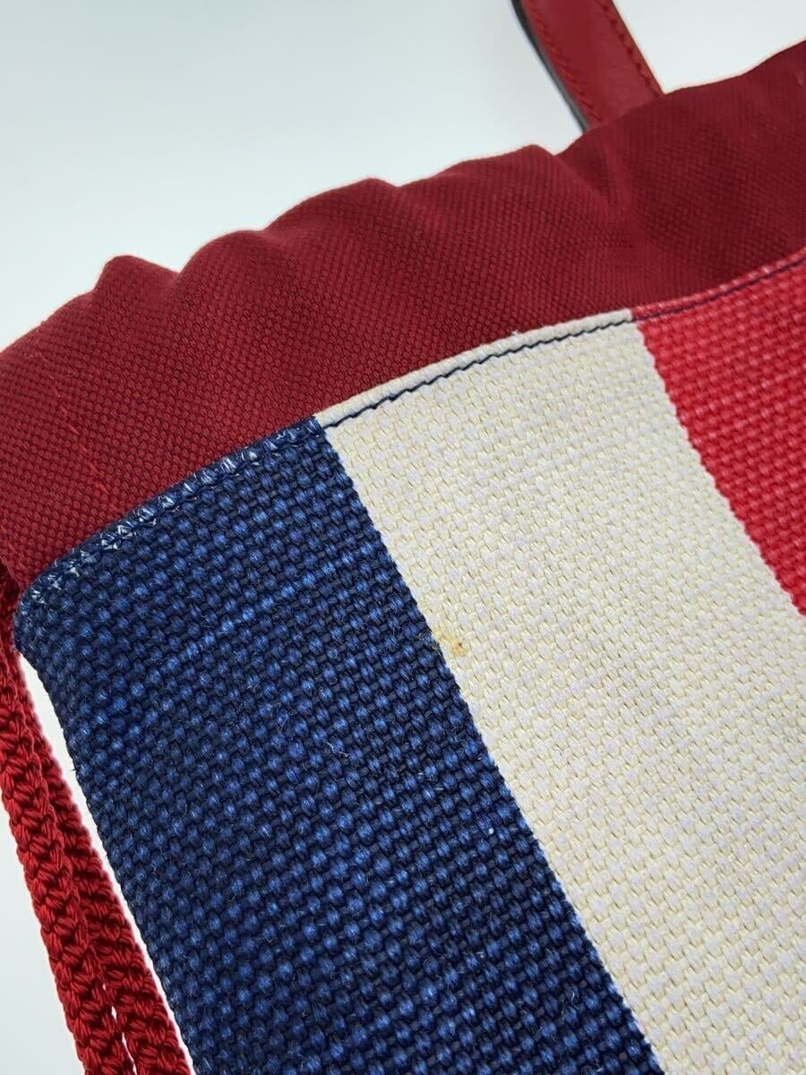 GUCCI Printed Medium Drawstring Multicolor Stripe… - image 9