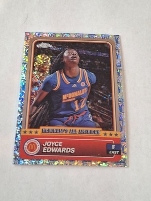 2024-25 Topps Chrome McDonald's Joyce Edwards Mcflurry Refractor/Rc