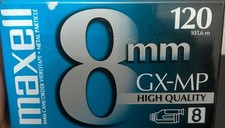 1 MAXELL 8 mm GX-MP Camcorder Video Tape 8mm 120 High Quality, New  Sealed