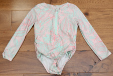 LONG SLEEVE RASH GUARD Girls 4 4T Swim Suit Swimsuit Snap Bottom Cat  Jack