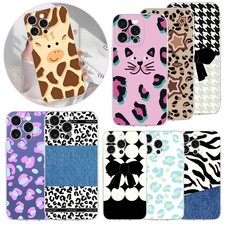 Fashion Printed Pattern Phone Case for iPhone 17 16e 15 14 13 Pro Max Soft Cover