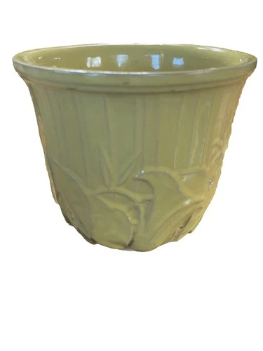 Vintage McCoy Pottery Calla Lily Jardiniere