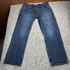 Levi  s Signature Jeans Mens 36x30 Relaxed Straight Fit Blue Denim