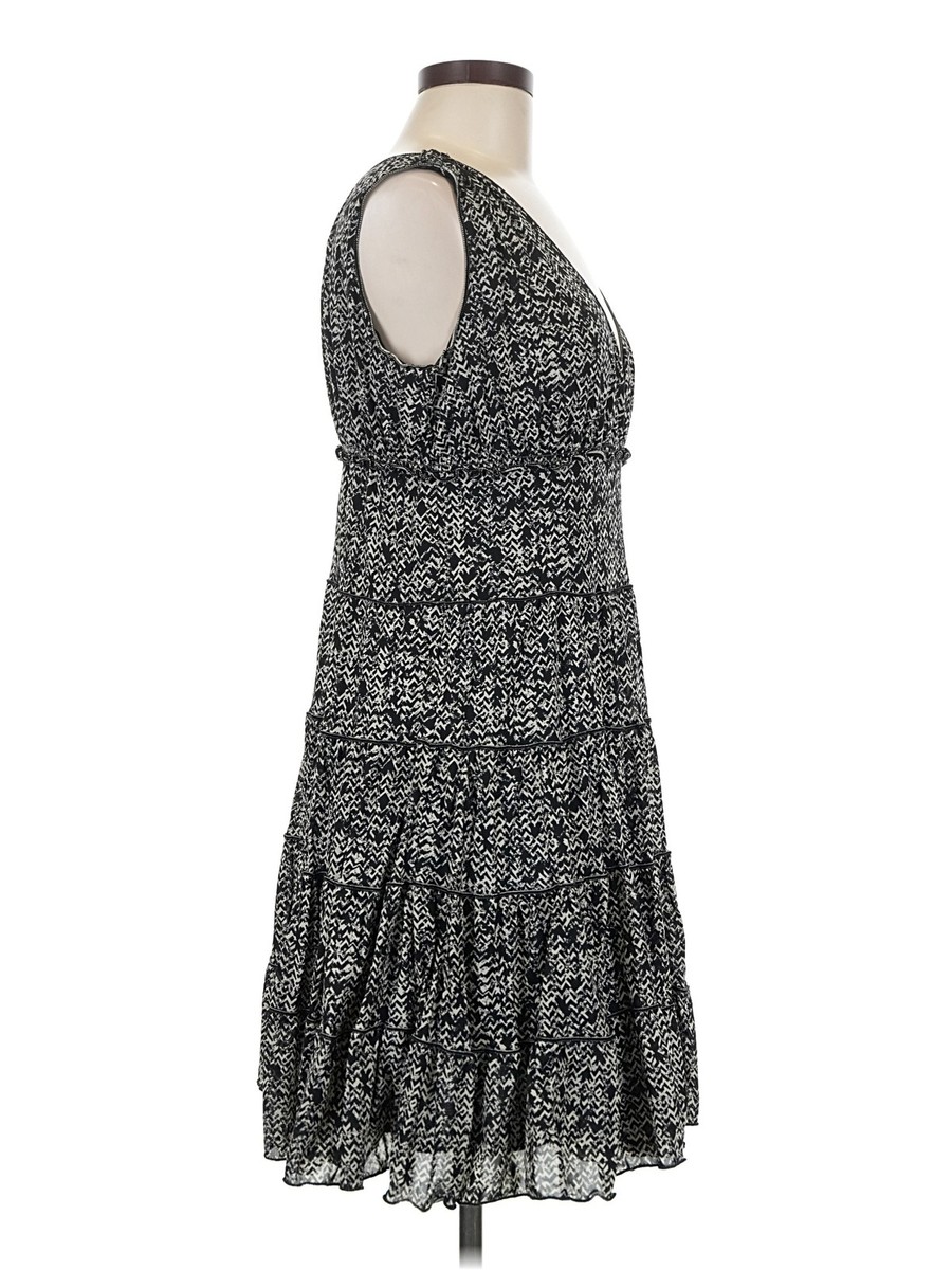 Sophie Max Women Gray Casual Dress M View 3