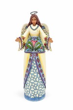 Jim Shore Heartwood Creek Angel Figurine Hand Painted Resin 9in 2008