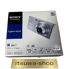 SONY Cyber-shot DSC-W320 Silver Digital Camera w/ CD Manual Battery Cable