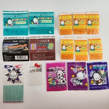 Sanrio Hello Kitty Candy Bubble Gum Lollipop Wrappers Packaging Lot Vintage 90s