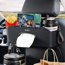Back Seat Car Organizer,4 2 in 1 Multifunctional Car Back Seat Storage Box with