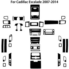 45pcs Cadillac Escalade Full Set I Glossy Piano Black Interior 2007-2014