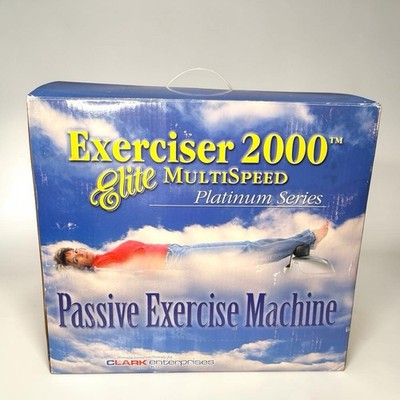 Exerciser 2000 Elite MultiSpeed Platinum Passive Exercise Machine Open Box VTG