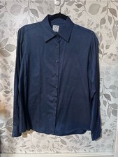 Brooks Brothers 1818 Navy Blue LS Button-Down Shirt Fitted Medium Cotton