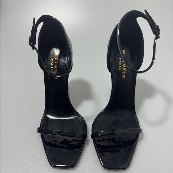 Sandali YSL Saint Laurent Opyum in pelle 110 mm neri taglia EU 38 5 US 8 5