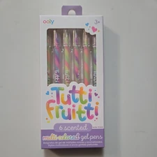 OOLY TUTTI FRUTTI SCENTED MULTI-COLORED GEL PENS- SKU # 132-16  *NEW*