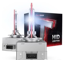 Torchbeam D3S HID Headlights, 400% Brightness HID Bulbs, 6000K Diamond White