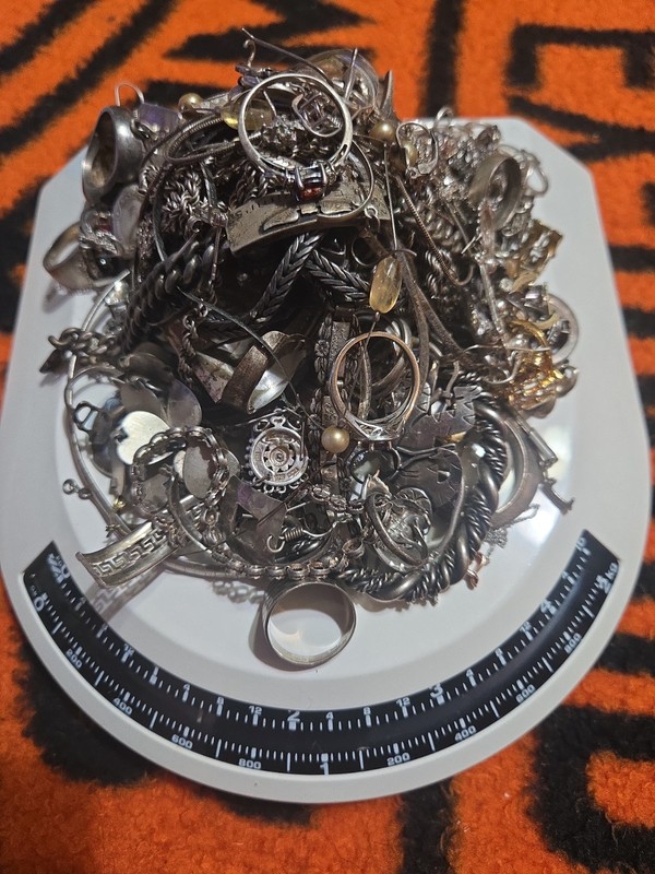 Over 600 Grams Of Sterling Silver Jewlery