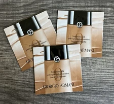 3 Giorgio Armani Luminous Silk Perfect Glow Flawless Foundation Sample Packets
