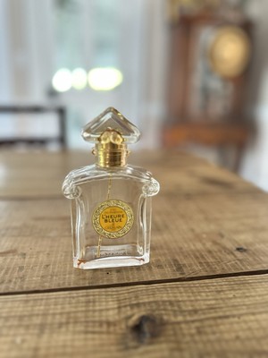 Eau De Parfum L heure Bleue Guerlain Empty Bottle  Paris Old Money Vanity Decor