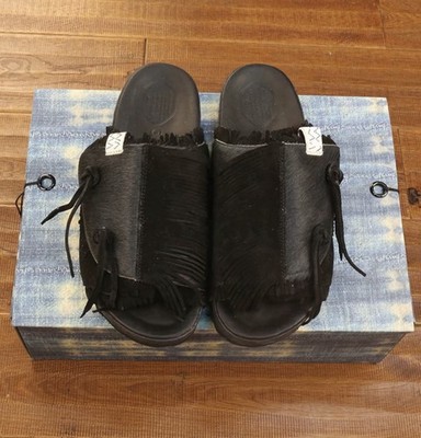  LOOK  VISVIM Christo Slides - 4 Diff Styles. Size 37-45  MESSAGE FIRST 