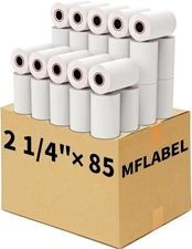 MFLABEL® 800 Rolls 2 1/4" x 85' Thermal Paper Cash Register POS Receipt Paper