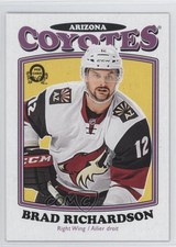 2016-17 O-Pee-Chee Retro Brad Richardson #104 e6j